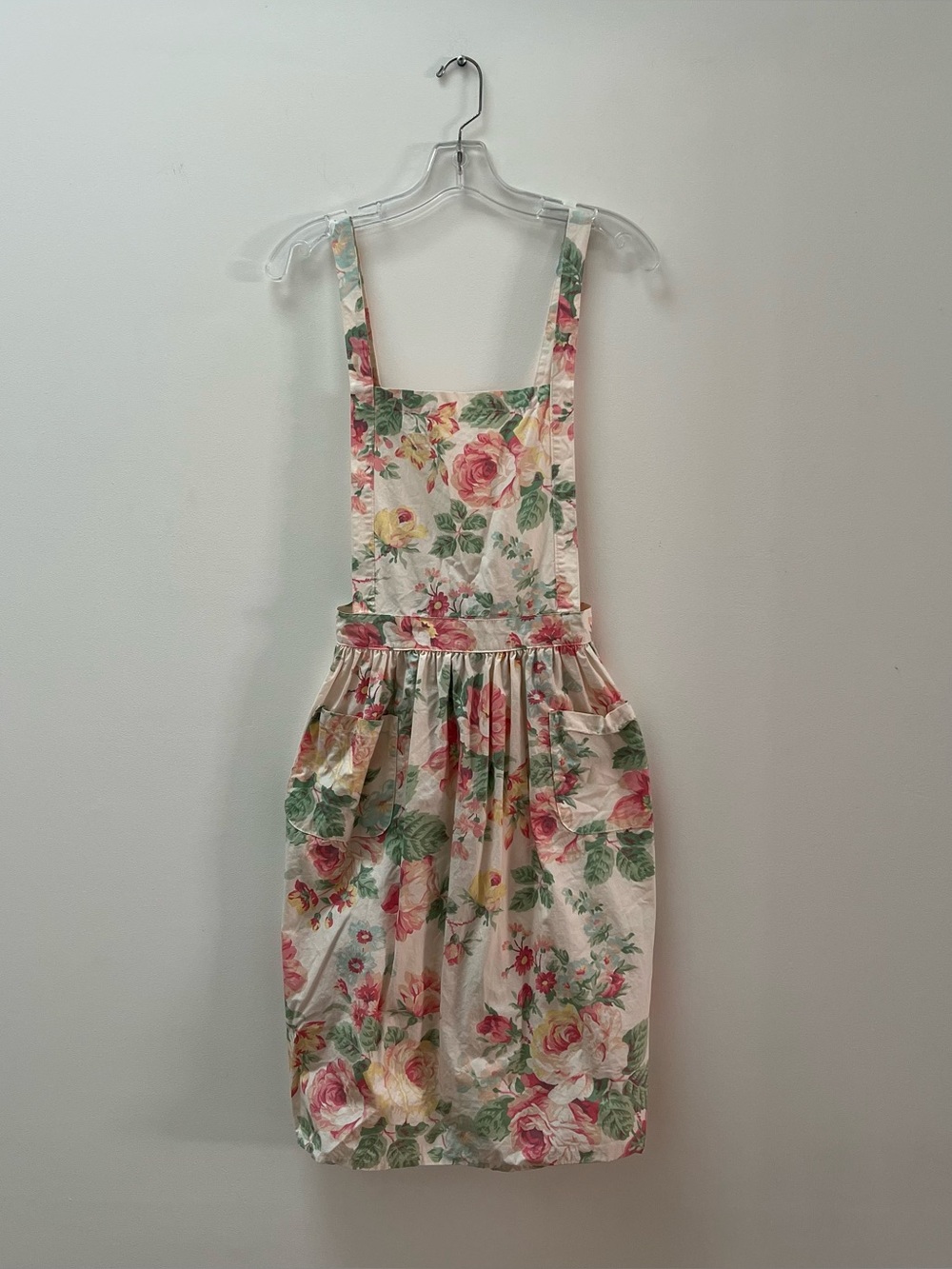 Vintage Floral Pinafore Apron